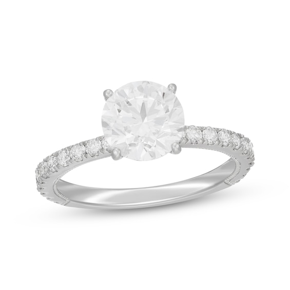 Neil Lane Artistry Round-Cut Lab-Created Diamond Engagement Ring 2-1/2 ct tw 14K White Gold