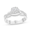 Thumbnail Image 1 of Multi-Diamond Bridal Set 1/2 ct tw 10K White Gold