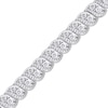 Thumbnail Image 2 of Diamond Swirl Link Bracelet 1 ct tw Sterling Silver 7.25&quot;