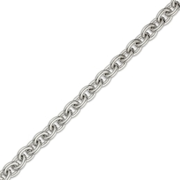 Forzatina Chain Bracelet 6.8mm Solid Sterling Silver 7.5&quot;