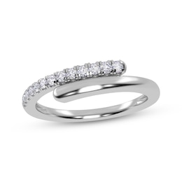 Diamond Wrap Ring 1/6 ct tw 14K White Gold