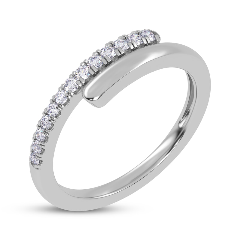 Main Image 2 of Diamond Wrap Ring 1/6 ct tw 14K White Gold