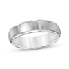 Thumbnail Image 1 of Men's Brushed Wedding Band Titanium 6mm