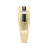 Thumbnail Image 2 of Adore Men’s Black & White Diamond Wedding Band 1/3 ct tw 10K Yellow Gold