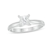 Thumbnail Image 1 of Diamond Solitaire Ring 3/4 Carat Princess-Cut 14K White Gold (I/I2)