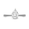 Thumbnail Image 3 of Certified Diamond Solitaire 1 ct Pear-shaped 14K White Gold (I/I1)