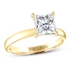 Thumbnail Image 1 of THE LEO Artisan Diamond Solitaire Engagement Ring 2 ct tw Princess-cut 14K Yellow Gold