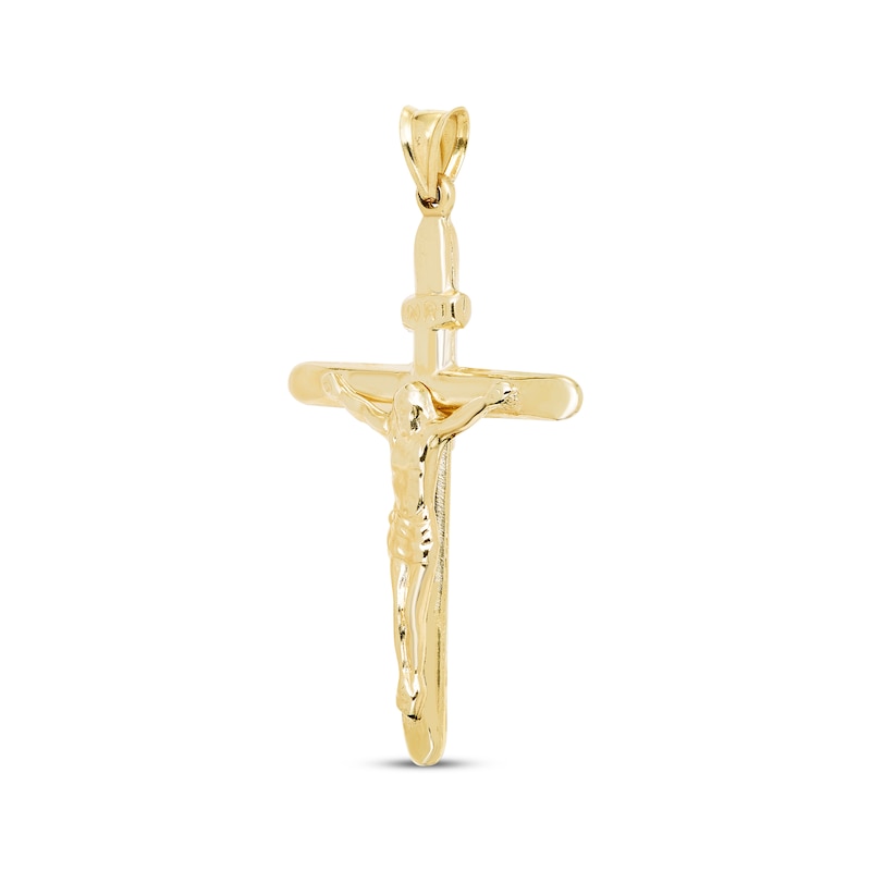 Main Image 2 of Crucifix Charm 14K Yellow Gold