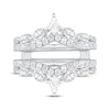 Thumbnail Image 3 of Pear, Marquise & Round-Cut Diamond Chevron Enhancer Ring 1-1/3 ct tw 14K White Gold