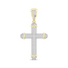 Thumbnail Image 1 of Men's Diamond Cross Charm 1/5 ct tw 10K Yellow Gold