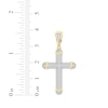 Thumbnail Image 2 of Men's Diamond Cross Charm 1/5 ct tw 10K Yellow Gold