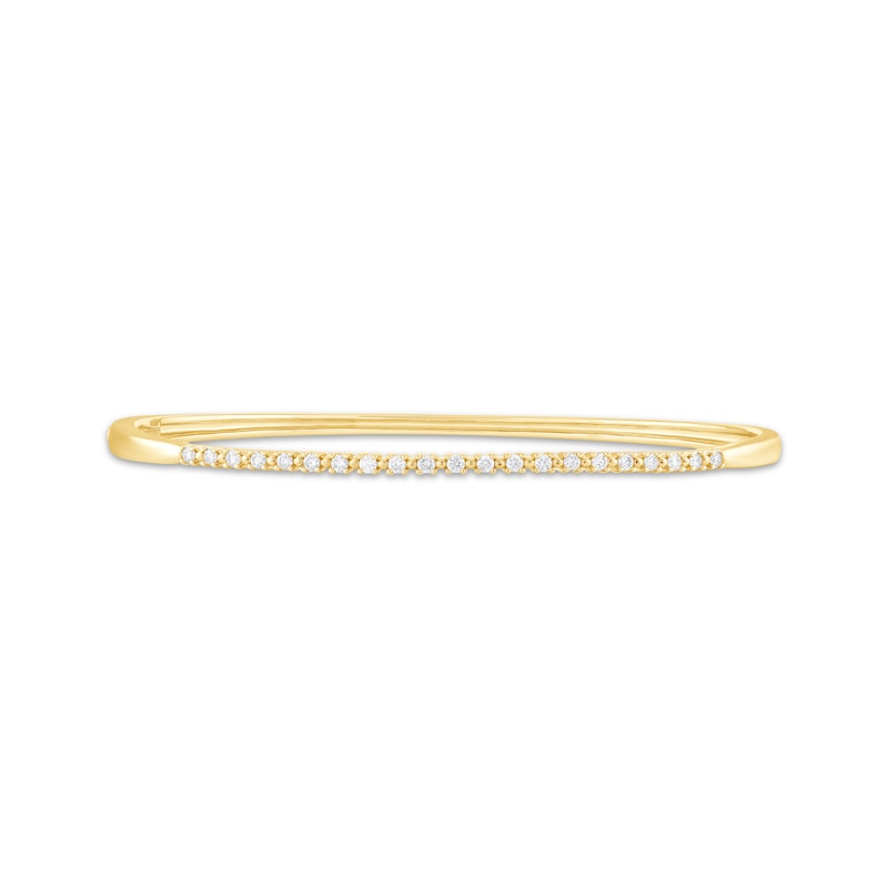 Main Image 1 of Diamond Bangle Bracelet 3/8 ct tw 14K Yellow Gold