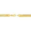 Thumbnail Image 2 of Diamond-Cut Semi-Solid Snake Chain Bracelet 10K Yellow Gold 7.5"