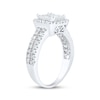 Thumbnail Image 2 of Princess-Cut Multi-Diamond Engagement Ring 1 ct tw 10K White Gold