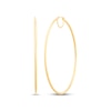 Thumbnail Image 1 of Hollow Hoop Earrings 10K Yellow Gold 70mm