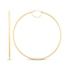 Thumbnail Image 3 of Hollow Hoop Earrings 10K Yellow Gold 70mm