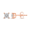 Thumbnail Image 0 of Lab-Created Diamonds by KAY Princess-Cut Solitaire Stud Earrings 1/3 ct tw 10K Rose Gold (I/SI2)