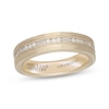 Thumbnail Image 1 of Neil Lane Artistry Men's Round & Baguette-Cut Lab-Grown Diamond Wedding Band 1/2 ct tw 14K Yellow Gold