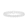 Thumbnail Image 1 of Multi-Diamond Heart Link Bracelet 1 ct tw Sterling Silver 7&quot;