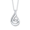 Thumbnail Image 1 of Unstoppable Love Sterling Silver Necklace 18&quot;