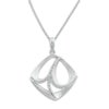 Thumbnail Image 1 of Diamond Necklace 1/8 ct tw Round-cut Sterling Silver 18&quot;