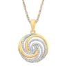 Thumbnail Image 1 of Diamond Necklace 1/3 ct tw Round-cut 10K Yellow Gold 18&quot;