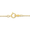 Thumbnail Image 3 of Diamond Necklace 1/3 ct tw Round-cut 10K Yellow Gold 18&quot;