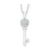 Thumbnail Image 0 of Unstoppable Love Key Necklace Sterling Silver 18"