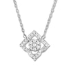 Thumbnail Image 1 of Diamond Necklace 1/10 Carat tw 10K White Gold