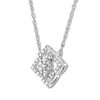 Thumbnail Image 2 of Diamond Necklace 1/10 Carat tw 10K White Gold