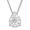 Thumbnail Image 1 of Diamond Teardrop Necklace 1/2 ct tw Round-cut 14K White Gold