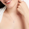 Thumbnail Image 5 of Diamond Necklace 3/8 ct tw Round-cut 10K Rose Gold 18&quot;