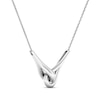 Thumbnail Image 1 of Love + Be Loved Diamond Necklace 1/10 ct tw Sterling Silver 18"