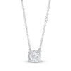 Thumbnail Image 2 of Lab-Grown Diamonds by KAY Solitaire Necklace 1-1/2 ct tw Round 14K White Gold 19&quot; (F/VS2)