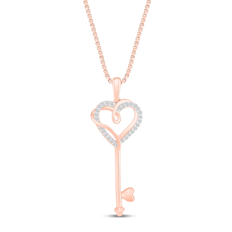 Heart And Key Necklace