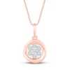 Thumbnail Image 1 of Diamond Necklace 1/6 ct tw 10K Rose Gold 18&quot;