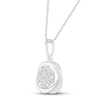 Thumbnail Image 2 of Diamond Necklace 1/6 ct tw 10K White Gold 18&quot;