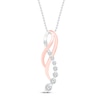 Thumbnail Image 1 of Diamond Necklace 1/6 ct tw 10K Two-Tone Gold 19&quot;