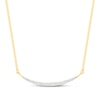 Thumbnail Image 1 of Diamond Necklace 1/5 ct tw Round-cut 10K Yellow Gold 18&quot;