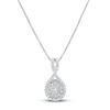 Thumbnail Image 1 of Diamond Necklace 1/6 ct tw Sterling Silver 16&quot;