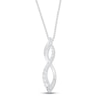 Thumbnail Image 2 of Diamond Necklace 1/3 ct tw 10K White Gold