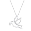 Thumbnail Image 0 of Diamond Dove Necklace 1/20 ct tw Sterling Silver