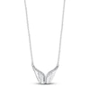 Thumbnail Image 3 of Gift Boxed Angel Wings Necklace Sterling Silver 16&quot;