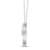 Thumbnail Image 2 of Diamond Heartbeat Necklace 1/20 ct tw Sterling Silver 18&quot;