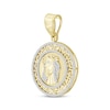 Thumbnail Image 2 of Men's Diamond Christ Pendant 1/2 ct tw Round-cut 10K Yellow Gold