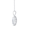 Thumbnail Image 3 of Diamond Necklace 1/2 ct tw Round-Cut 10K White Gold 18&quot;