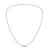 Thumbnail Image 1 of Men's Diamond Square Necklace 1 ct tw Round-cut 10K Yellow Gold 22&quot;