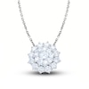 Thumbnail Image 1 of Diamond Necklace 1 ct tw Round-Cut 14K White Gold 18&quot;