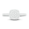 Thumbnail Image 4 of Diamond Necklace/Earrings/Ring Boxed Set 1/2 ct tw 10K White Gold - Size 7