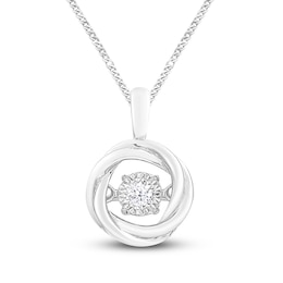 Unstoppable Love Diamond Necklace Sterling Silver 19&quot;